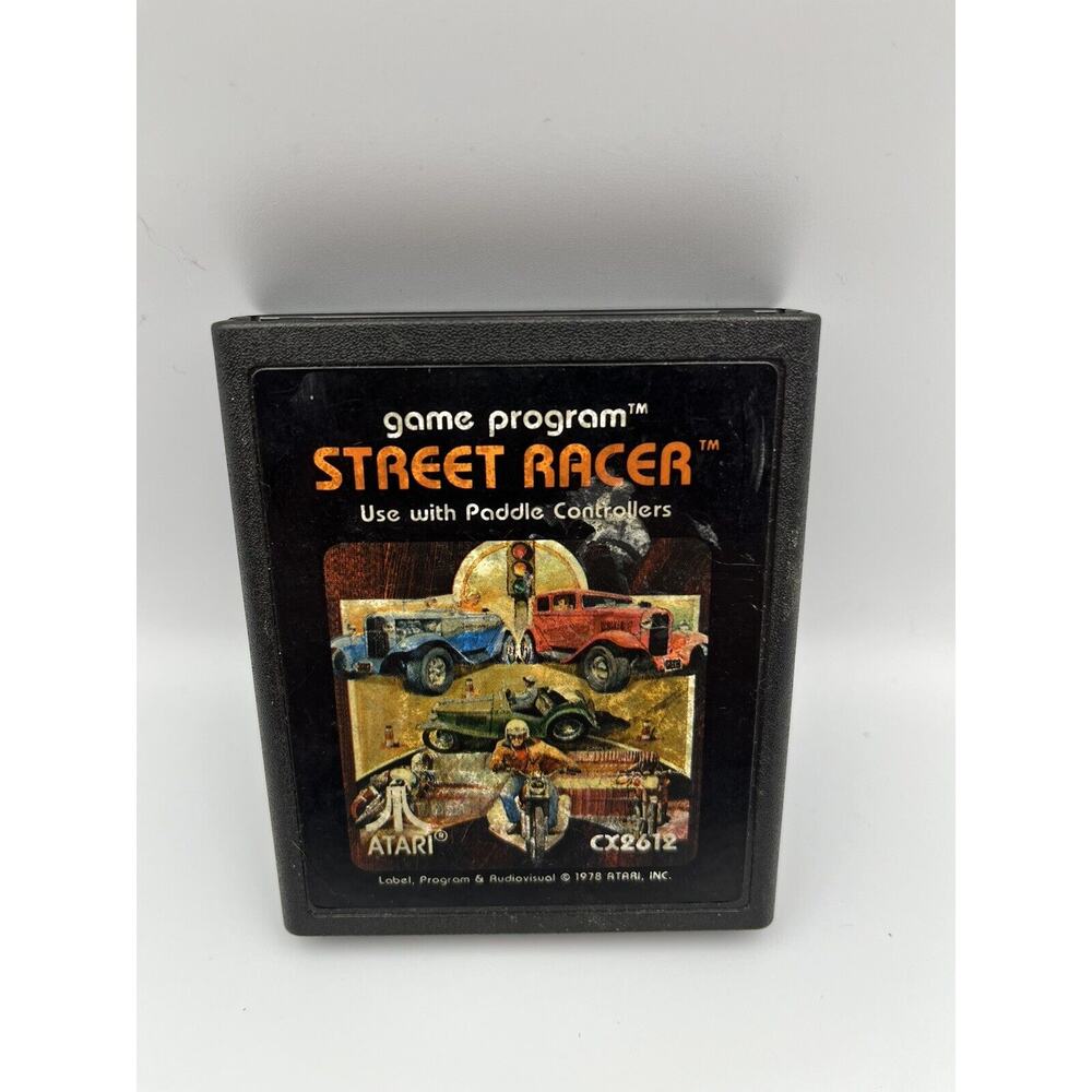 Street Racer - Atari 2600 - Tested & Working - Free Postage